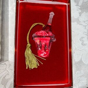 Gorham Lady Anne 2000 Crystal Champagne Bucket Ornament